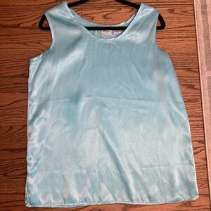 Giorgio Fiorelli Light Blue Satin Blouse